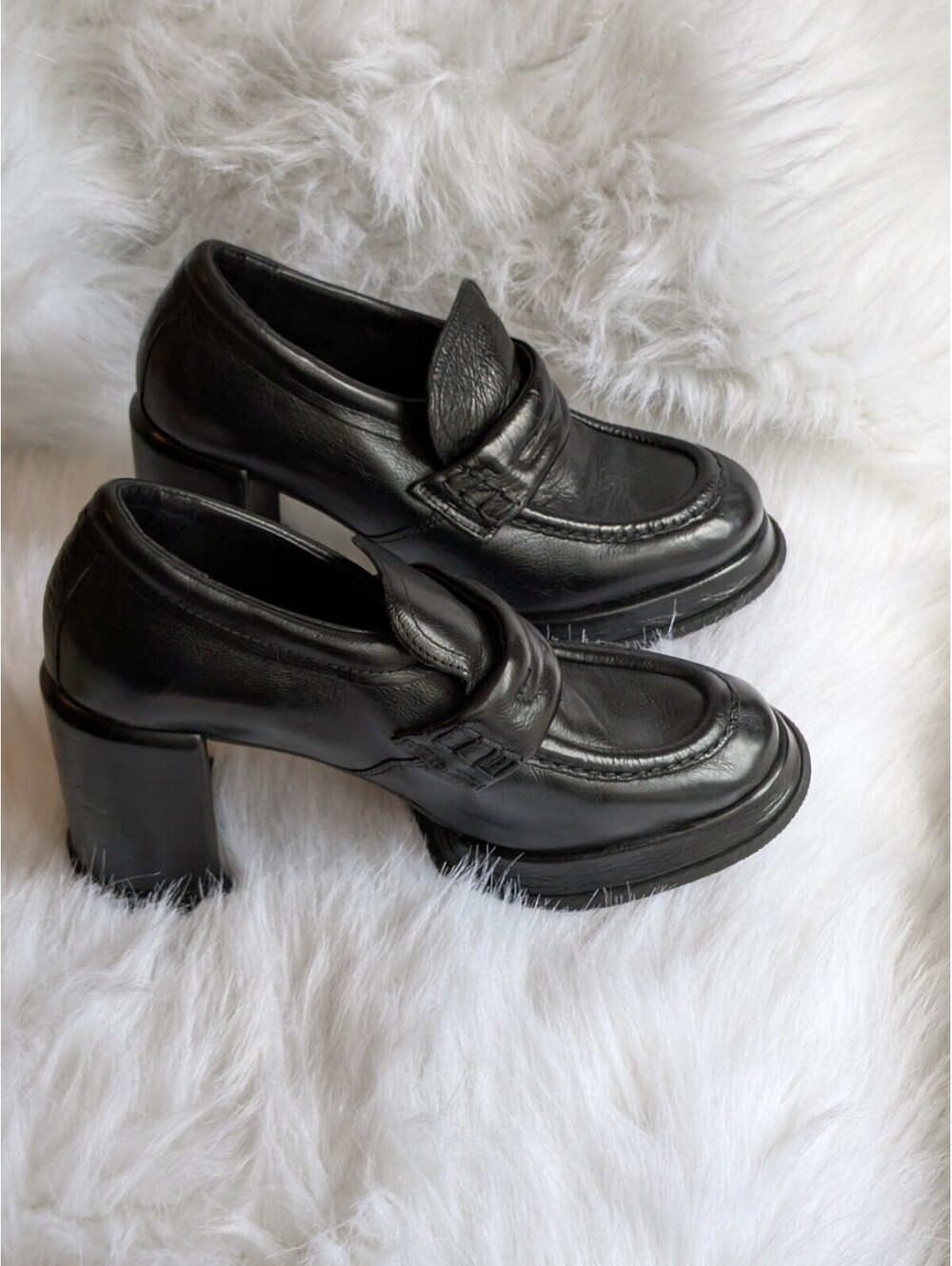 A.s.98 Leight platform Loafers 9/40 pre owned